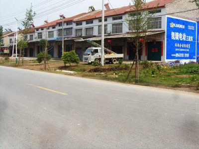 凱騎電動三輪車鄉(xiāng)鎮(zhèn)墻體廣告